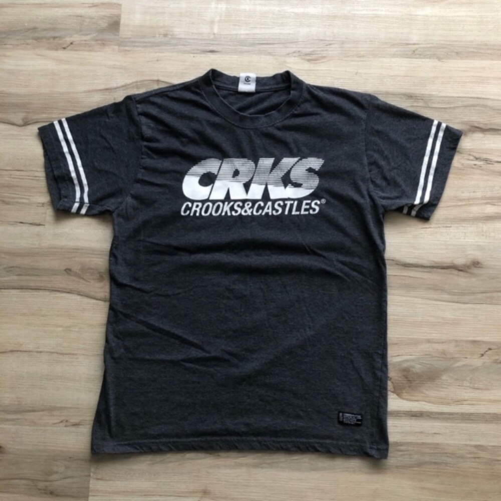 Crooks & Castles Gray Short Sleeve Tee